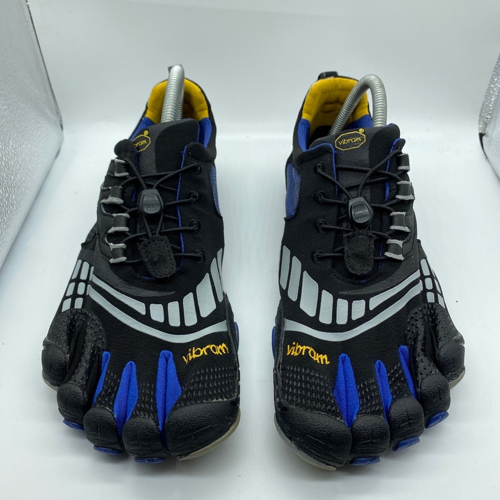 Vibram Five Fingers Men's Size 45 Size US 11 M3785 Black Blue Barefoot Shoes
